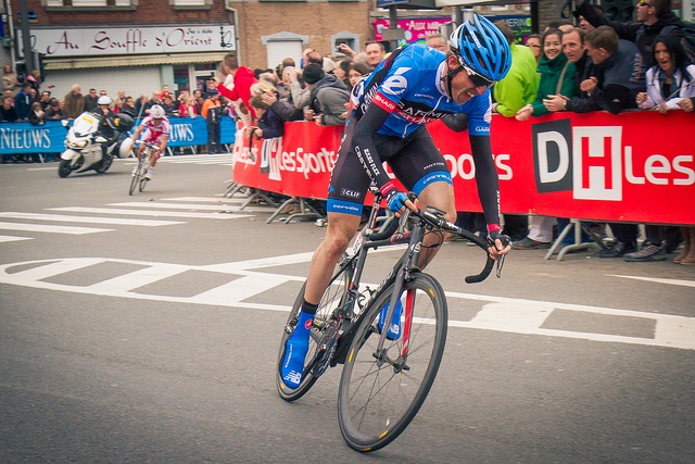 Dan Martin attacks to win Liege-Bastogne-Liege 2013 (Photo: Flowizm)