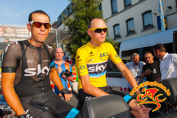 Richie Porte and Chris Froome (Photo: Rob Duin - Flickr)