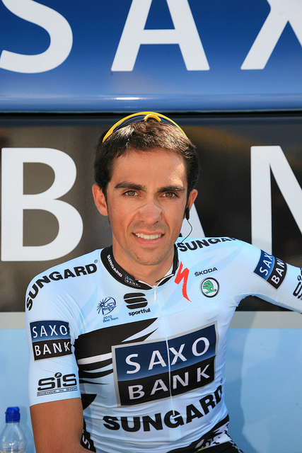 Tinkoff-Saxo team Leader Alberto Contador (Photo: Portaldesur ES - Flickr)
