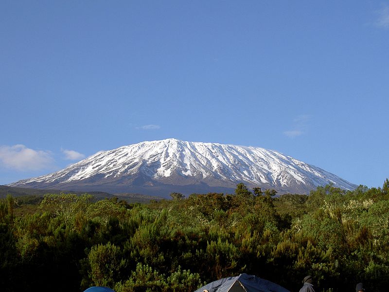 Mount Kilimanjaro (Image: via Wikipedia under creative commons license)